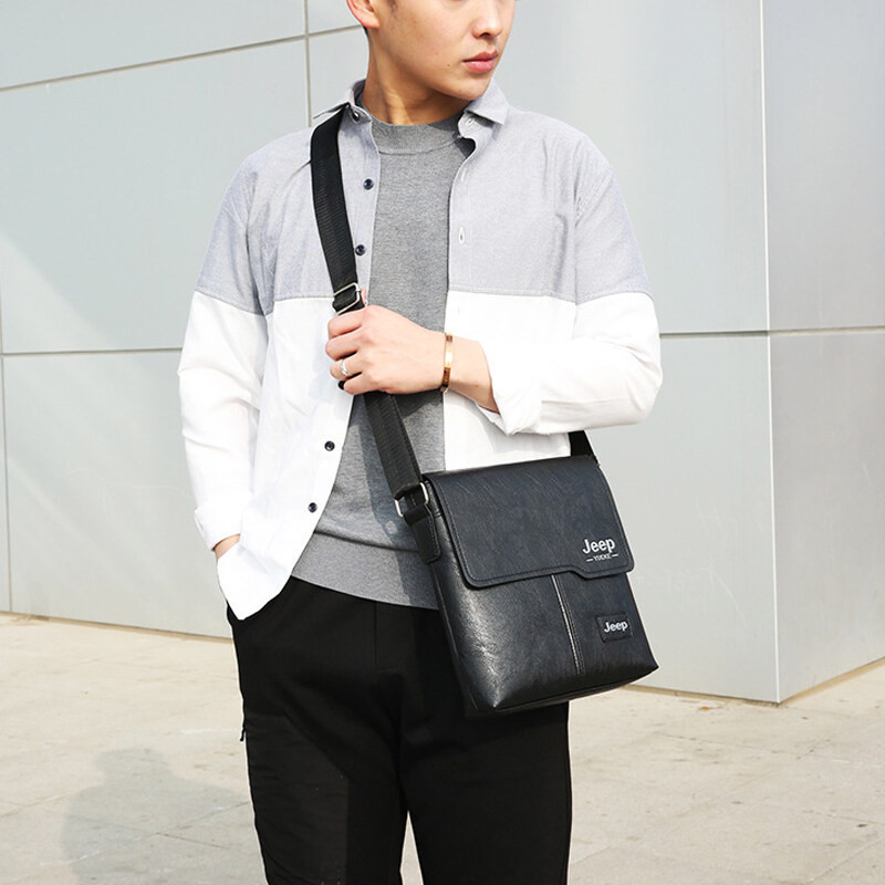 👜Crossbody Bags กระเป๋าสะพายข้าง กระเป๋าสะพายธุรกิจหนังผู้ชาย (เซท2ชิ้น) - รูปที่ 7