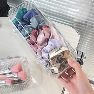 กล่องใส่ของอะคริลิคใส กันออกซิเดชัน เก็บสร้อยคอสร้อยข้อมือ กล่องเก็บแปรงแต่งหน้า Dreamhouse