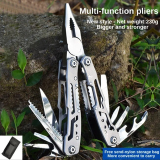 Multi tools Plier Swiss knife Portable Folding Pliers purpose stainless steel blackening pliers