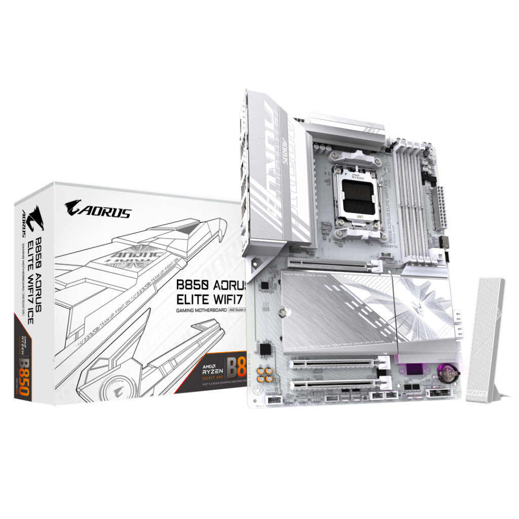 GIGABYTE B850 AORUS ELITE WIFI7 ICE Socket AM5 Mainboard