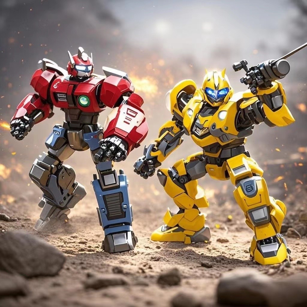 [จัดส่งด่วน] เปลี่ยนหุ่นยนต์ของเล่น King Kong Building Blocks Building Optimus Prime Bumblebee Beyon