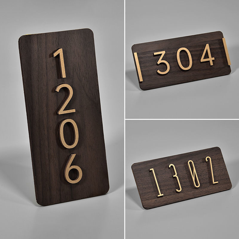 CUSTOM-MADE HOUSE NUMBER PLATE ACRYLIC บ้านและสวน คูปองคู่มือ D8