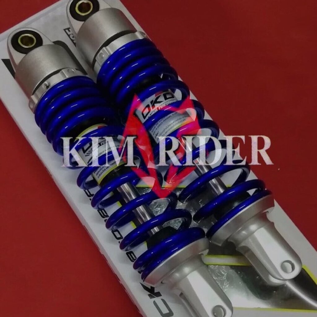 โช้ค ยี่ห้อ OKD กระบอกเดี่ยว สำหรับ Yamaha นูโว MX 280mm Nouvo mx 280mm รถปี 2008 สีน้ำเงิน