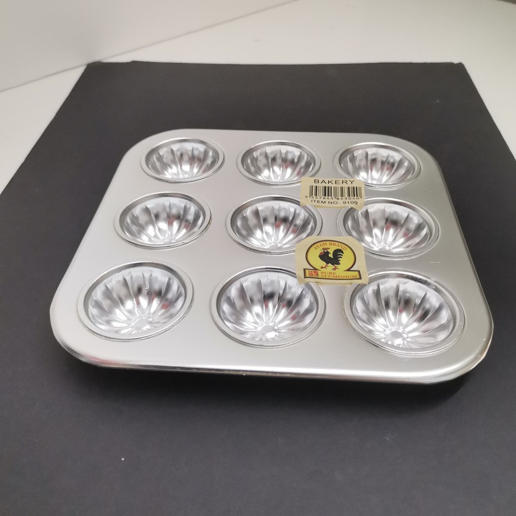 Acuan Kuih เค้กมัฟฟินอลูมิเนียม TIN 900F MUFFIN CUP 1 ชิ้น