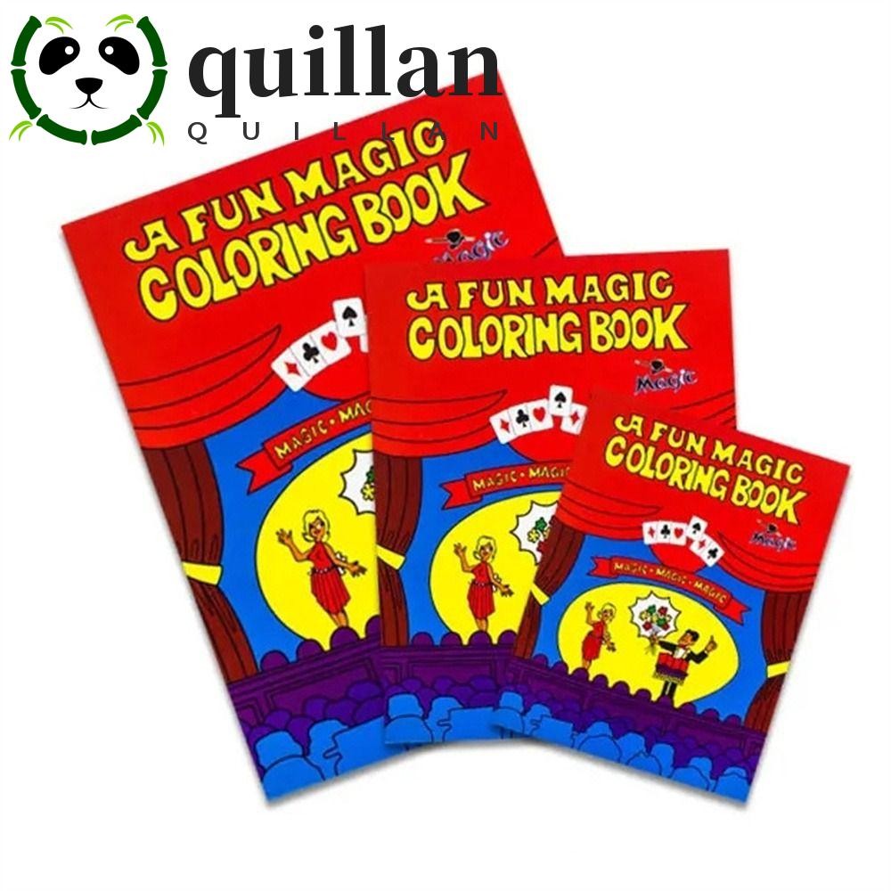 QUILLAN สมุดมายากลมายากลพร้อมอุปกรณ์เสริมตลกและประสิทธิภาพเกมจิตปิด