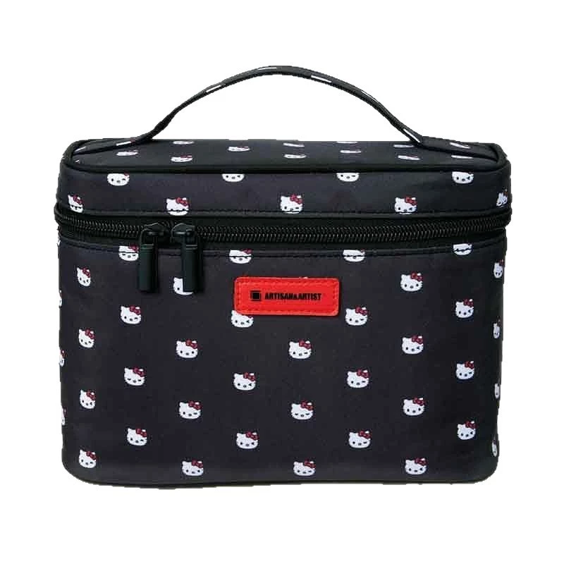 กระเป๋าโท้ต Hello Kitty ใหม่ - ที่เก็บเครื่องสําอางความจุขนาดใหญ่, กระเป๋าเก็บเครื่องสําอางน่ารักสําหรับสกินแคร์และเครื่องมือเสริมความงาม