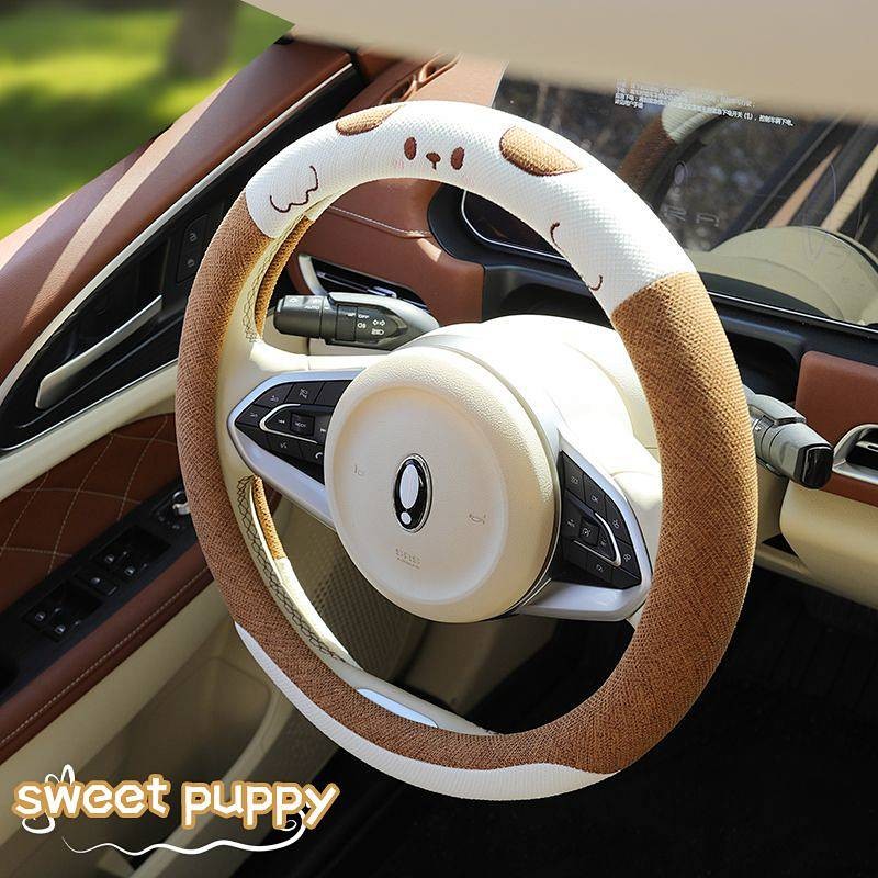 Steering Wheel Cover 2025 Yuan up Car Supplies Ultra-Thin Handle Cover Non-Slip Anti-Sweat Four Seas