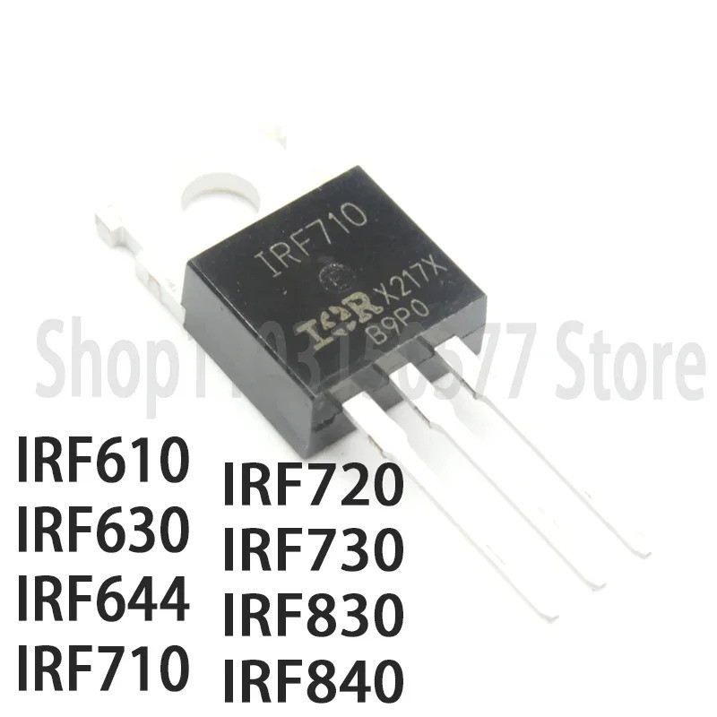 1-5PCS IRF610 IRF630 IRF644 IRF710 IRF720 IRF730 IRF830 IRF840 TO220 Field Effect ทรานซิสเตอร์