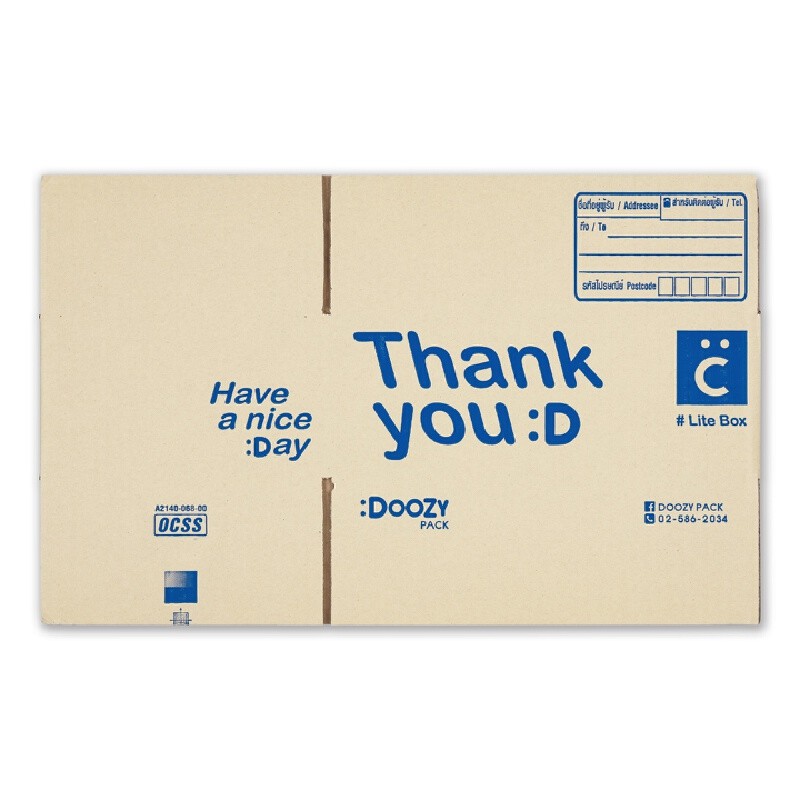 กล่องไปรษณีย์ Lite NO.C (แพ็ค10) Doozy Pack ราคา ถูกที่สุด ดีลบีเคเค