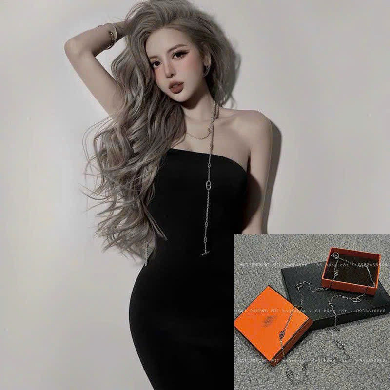 สร้อยคอ MPB เป็นสไตล์ hotgirl หรูหรา สินค้าระดับเฟิร์สคลาสระดับไฮเอนด์