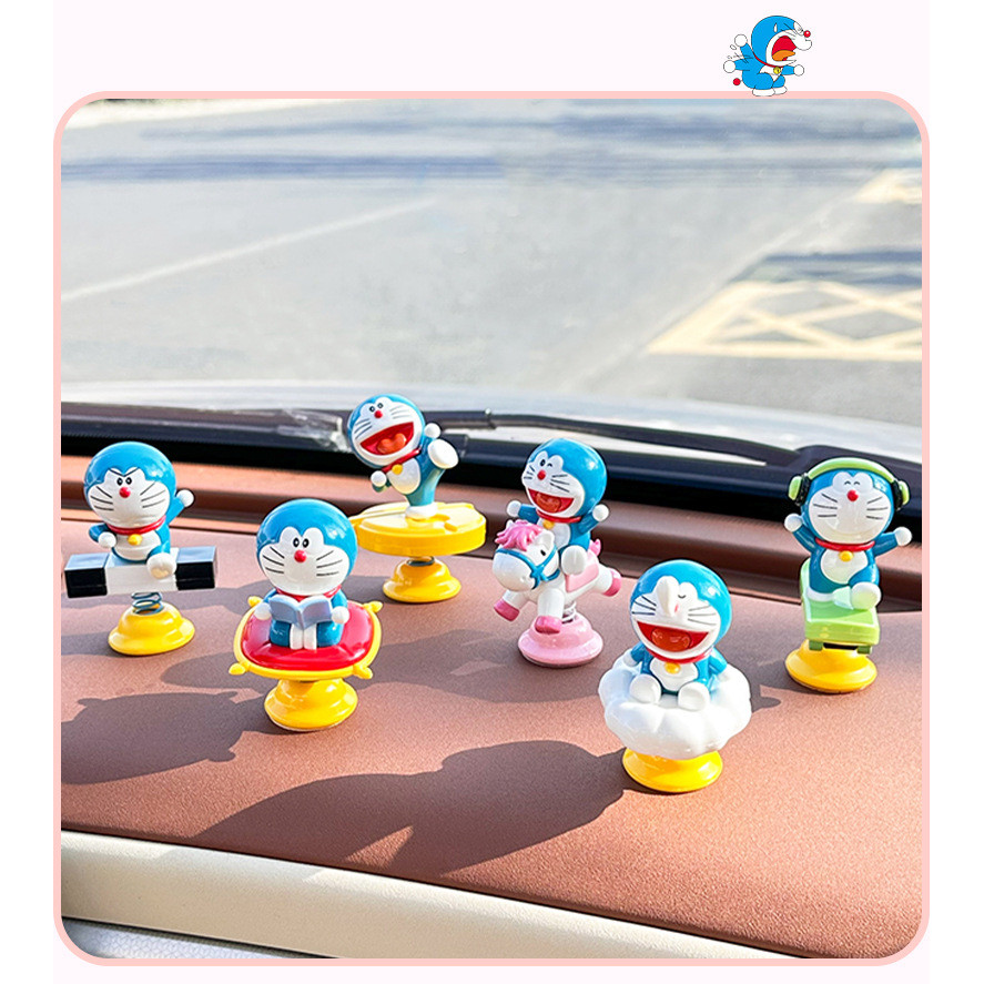 Doraemon the Hokey Pokey Car Decoration Cute Cartoon Desktop Decoration Creative Pressure Relief Dec