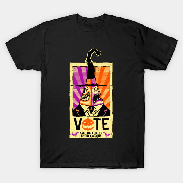 เสื้อยืด Vintage The Spooky Vote Oversize