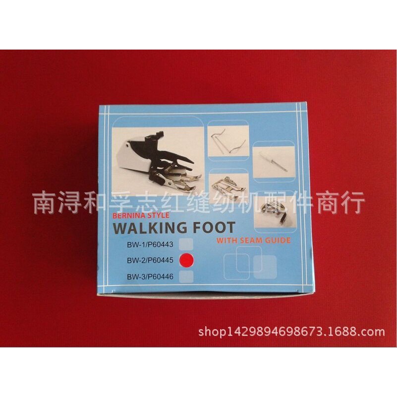 อุปกรณ์เสริมในครัวเรือนไฟฟ้า Bernina Synchronous Delivery Presser Foot Set P60445 คุณภาพไต้หวัน