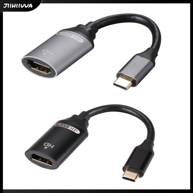 Jl- สาย USB Type C ถึง HD-MI, ตัวแปลง 4K HD-MI HD, อะแดปเตอร์ 3.1 เข้ากันได้สําหรับแท็บเล็ตคอมพิวเตอ