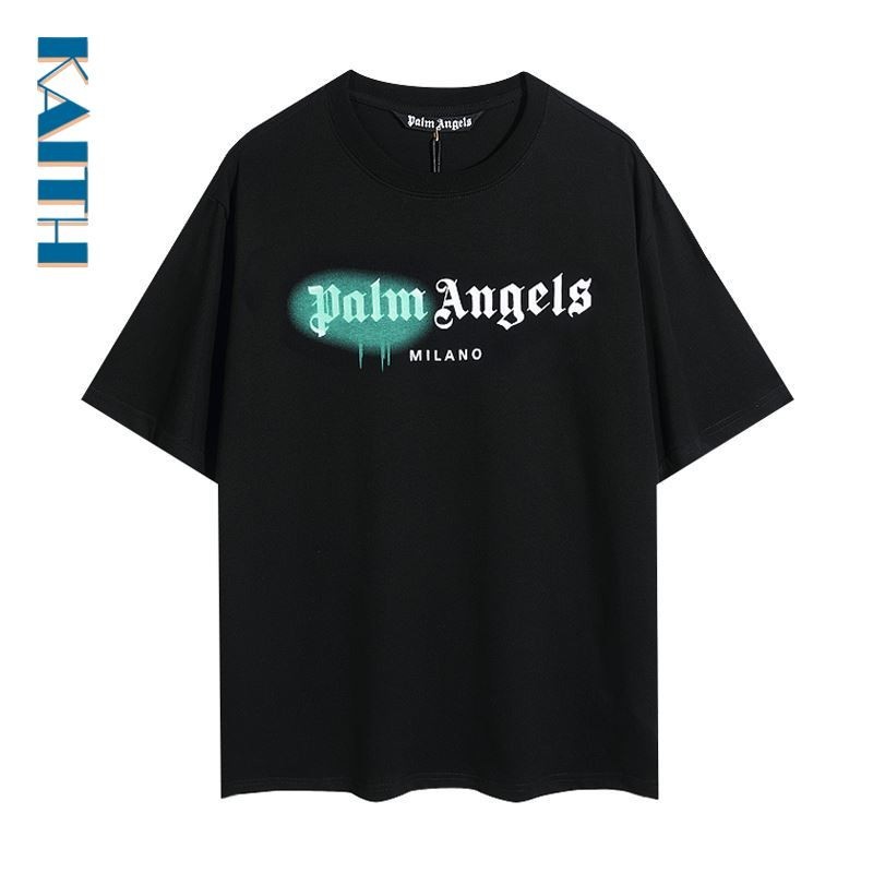 #T12 ยอดนิยมขนาดบวกstreetwear Unisexผ้าฝ้ายเกาหลีCrewneck VintageกราฟิกTeeคู่Monochrome Speckleรูปแบบพิมพ์ตัวอักษรเสื้อยืดสําหรับชาย