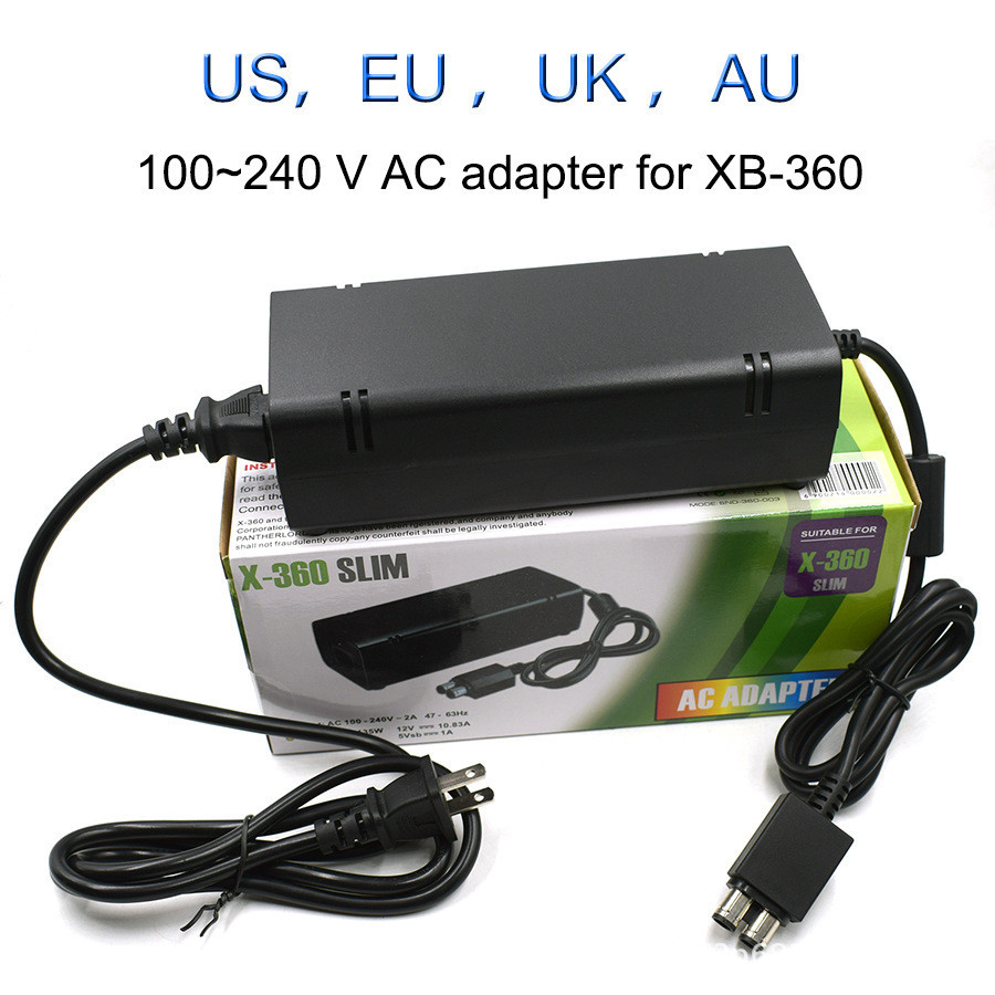 สําหรับ XBOX360 SLIM Fire Ox XBOX360 SLIM Power Adapter XBOX360 SLIM Power Supply