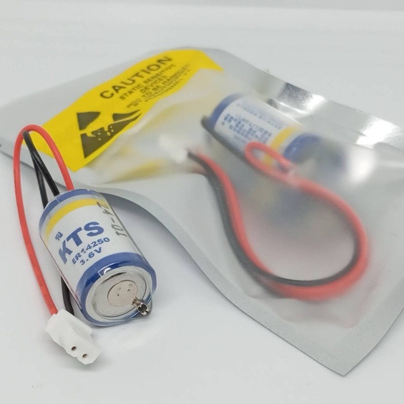 KTS ER14250 แบตเตอรี่ KTS ER14250  แบตเตอรี่พีแอลซี plc