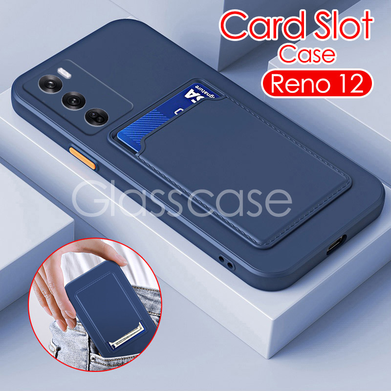 Oppo Reno 12 ProปลอกสําหรับOppo Reno 12 pro 12pro Reno12 Reno12pro 5G Square TPUเคสโทรศัพท์ป้องกันกล้องแฟชั่นคู่ช่องเสียบการ์ดปลอกกันกระแทกนุ่มฝาหลัง