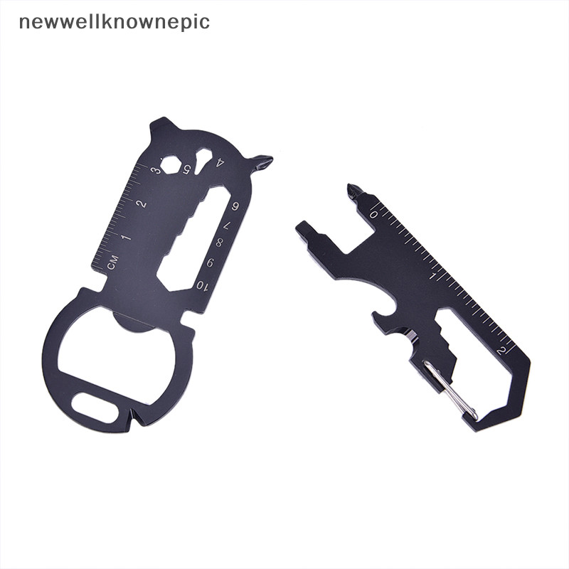 Newwellknownepic Outdoor Multi-function Tool Card Opener พวงกุญแจ Multi-purpose Gadgets Tool TH
