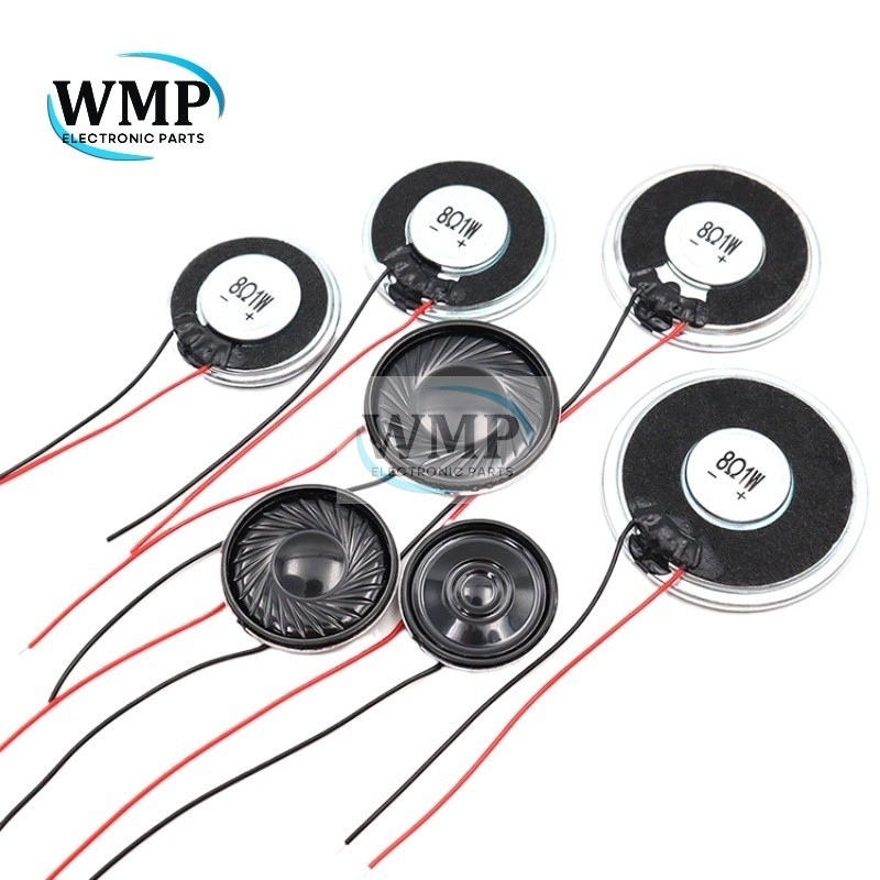 5ชิ้นลําโพงโน๊ตบุ๊คคอมพิวเตอร์ฮอร์น1วัตต์8รขนาดเส้นผ่าศูนย์กลาง20 23 26 28 30 32 36 40มิลลิเมตรด้วยลวด