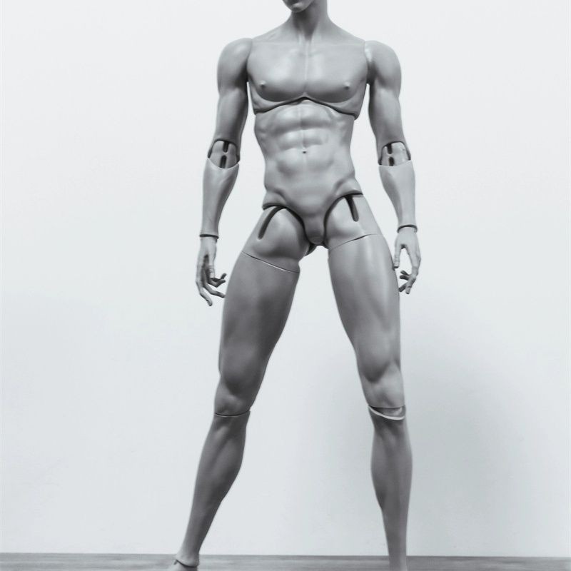 Bjd Quarter อะนิเมะชาย Strong Solid กล้ามเนื้อ Juicy Daddy Body Handmade พรีเมี่ยมเรซิ่นตุ๊กตาของขวัญ LRMO
