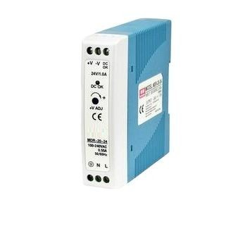✡MDR-20-12 20w 12v power supply 220v ac to 12v dc 1.6a din rail switching power supply