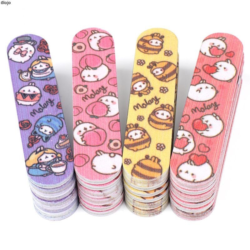 ตะไบขัดเล็บ ตะไบละเอียดสองหน้า สำหรับเด็ก ลายการ์ตูนน่ารัก-oo - รูปที่ 4