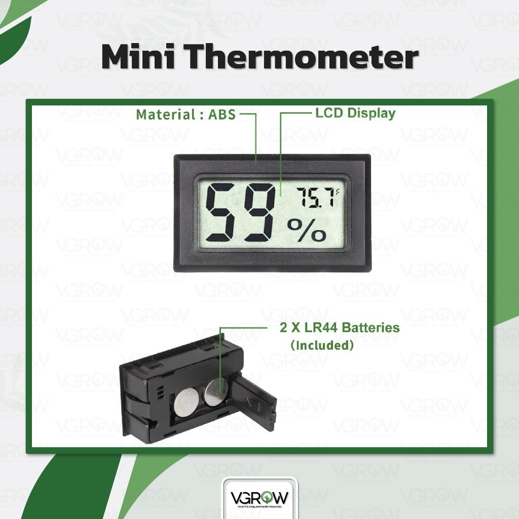 วัดอุณหภูมิ Mini Thermometer เครื่องวัดความชื้น อุณหภูมิ ขนาดเล็ก ภายในพื้นที่จำกัด เครื่องวัดความชื