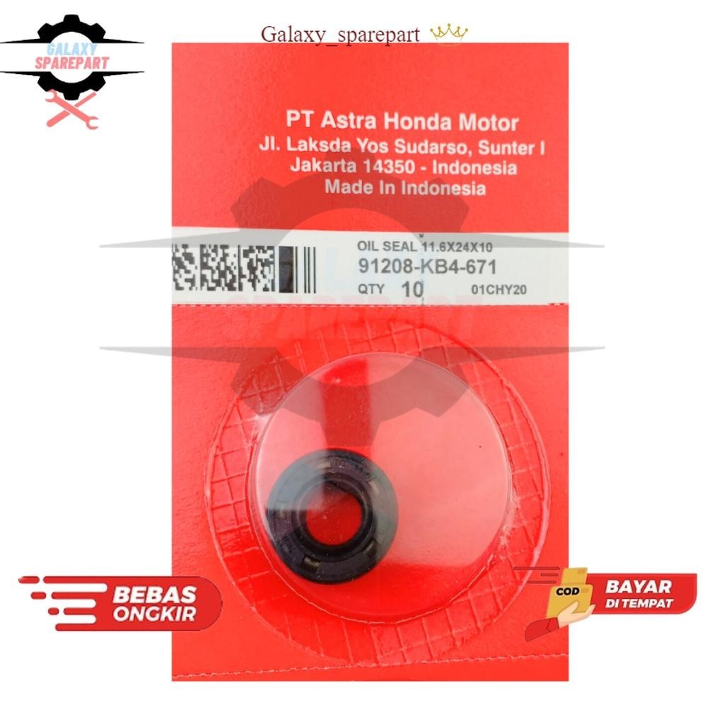 ซีลคันเกียร์ - Grand Supra X Gear Shift Seal KB4 KD287 91208-KB4-671 อะไหล่มอเตอร์ไซค์