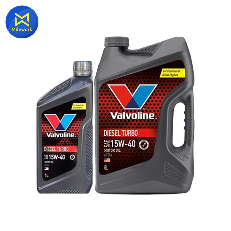 น้ำมันเครื่อง VALVOLINE-DIESEL TURBO(15W40)6L แถม1L(150166)