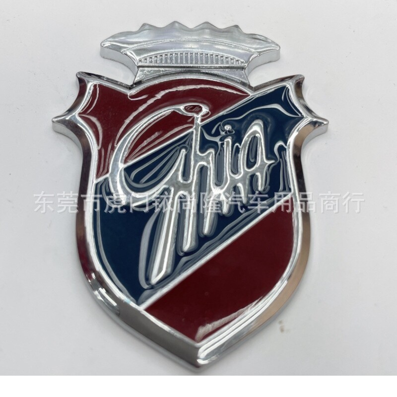 Ghia ตราสัญลักษณ์ด้านหลังโลโก้สติกเกอร์ด้านข้างสําหรับ Ford Mustang Mondeo Fiesta Focus Ecosport Kuga Fusion Escape KA badge
