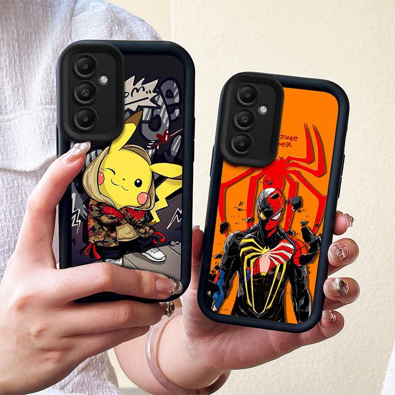 เคส Samsung A55 A54 A35 A34 A25 A24 อะนิเมะแฟชั่น เคสโทรศัพท์ซิลิโคนนุ่ม TPU ทนต่อแรงกระแทก