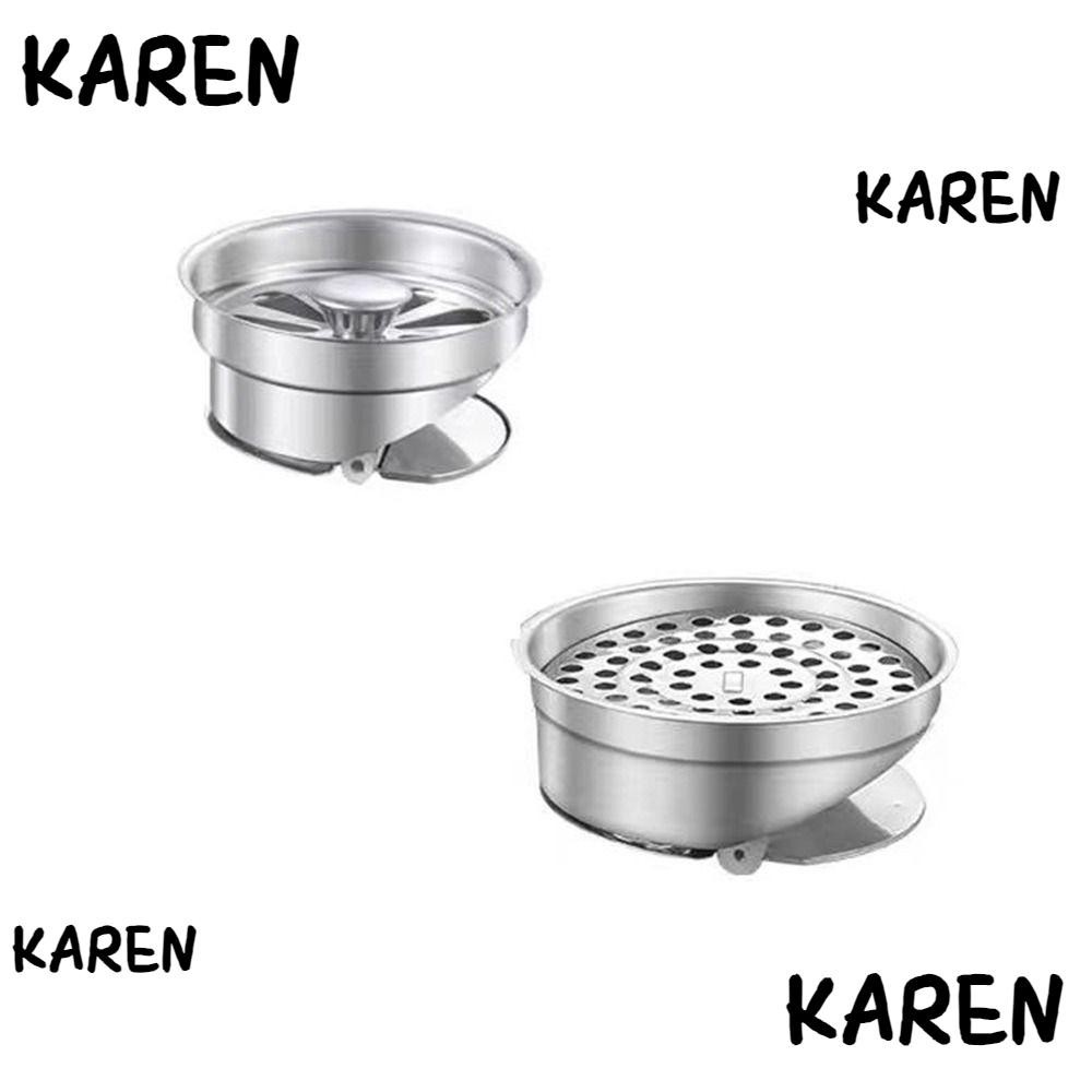 Karen ฝักบัว Anti-กลิ่น Drainer, Trap Hair Catcher ท่อระบายน้ําชั้นสแตนเลส, Universal อุปกรณ์ฮาร์ดแวร์ท่อระบายน้ําซีลท่อระบายน้ํา Core ห้องครัวห้องน้ําโรงแรม