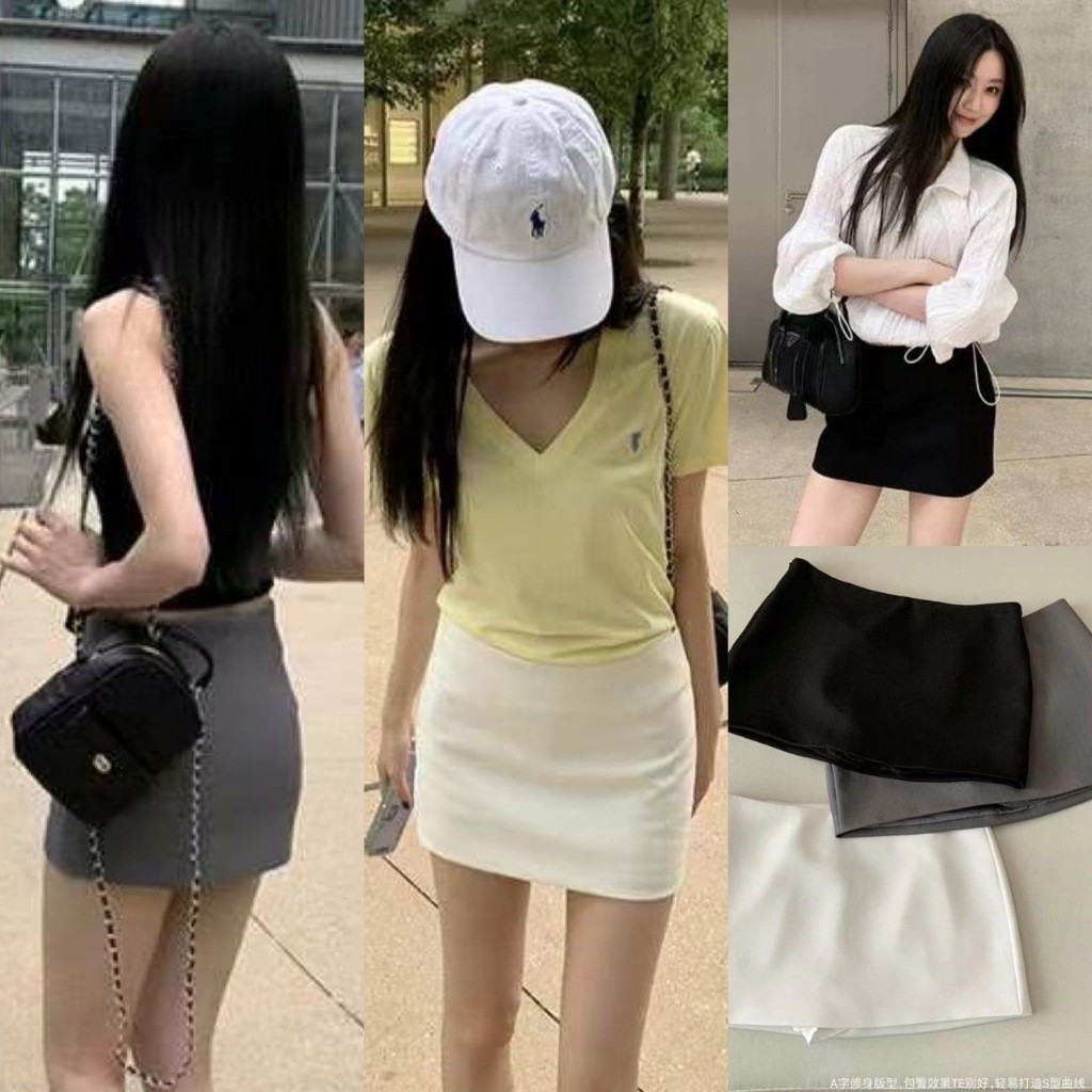กระโปรงสั้น ผ้าเทพ มีซับในกางเกง เก๋มาก ทรงเกาหลี ทรงน่ารัก แฟชั่นเกาหลี TAG WG.WE