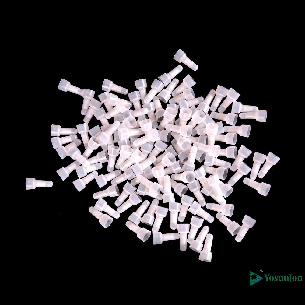 Yosunjon] 100 ชิ้นปิดปลาย Crimp Caps สายไฟ Terminals Connector Cap AWG 16-14 ใหม่