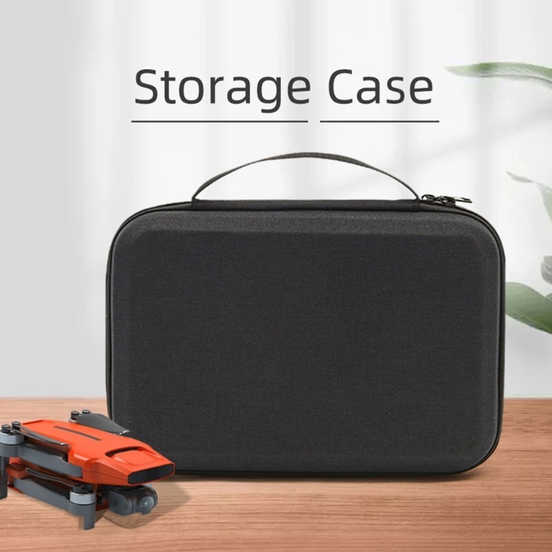 R* กล่องเก็บผ้าใบสีดําสําหรับ FIMI 3 Easy Clean Cushioned ภายใน