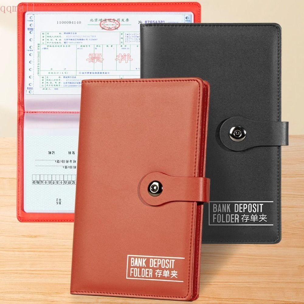 Qqmall ซองเงินสด Binder, กันน้ําซองจดหมายเงินสด Budget Bill Organizers, แบบพกพากระเป๋าง่ายและสนุกเงิน Saving Challenge เงิน Organizer