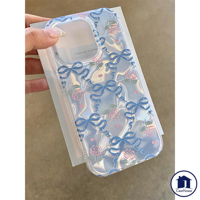 เคส Senior Bow-knot Waves เข้ากันได้กับ IPhone 7 Plus XR 13 12 11 15 14 Pro Max 15 6 8 14 6s Plus 15 Pro XS Max X SE