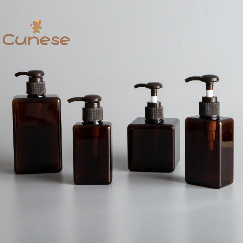 [Cenese] 100-650ml Square Bottle Liquid Soap Whipped Mousse Points Botling Shampoo Lotion Shower Gel Pump Bottleding Soap Dispenser [ใหม่]
