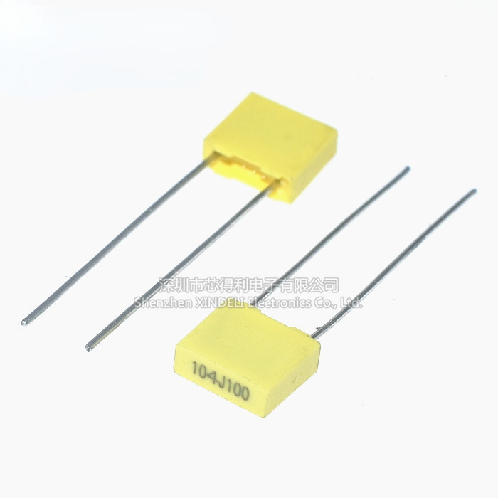 ((20 ชิ้น) 100NJ100 Correction Capacitor 100V104J 100NF 0.1 UF Correction Capacitor 5mm Pitch