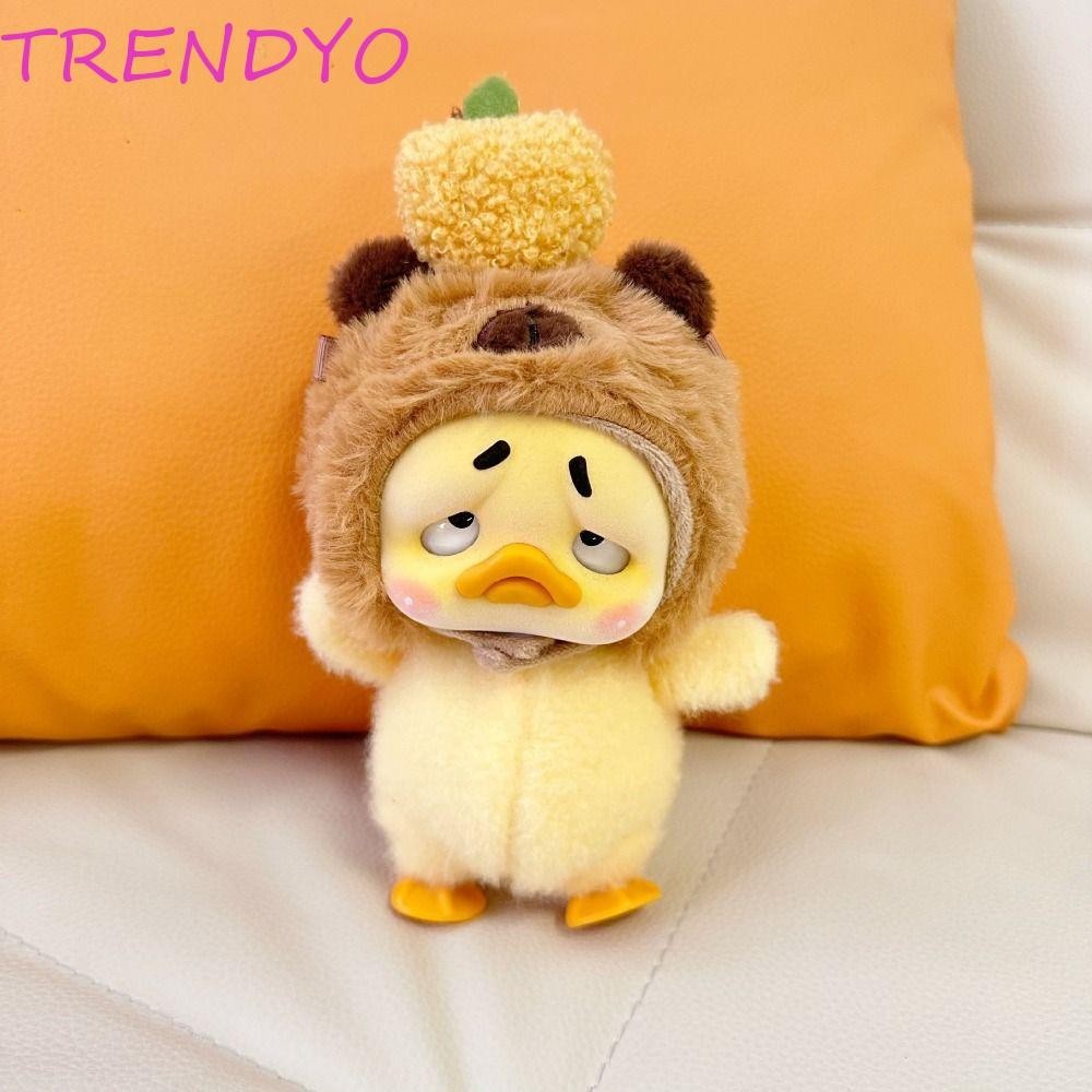 Trendyo Annoying เป็ดหมวกของเล่น,ทํางานเป็นใครเสียใจของเล่นอุปกรณ์เสริม 15 ซม.เสื้อผ้าตุ๊กตาผ้าฝ้าย, Trim Sad เป็ดน่ารัก Capybara Upsetduck ตุ๊กตาตุ๊กตาเสื้อผ้าเด็กของขวัญ