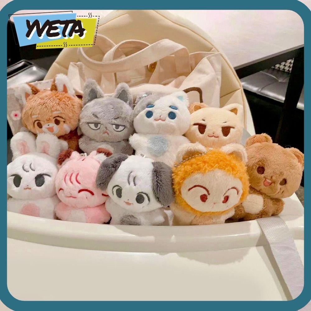 Yveta Fluffy ตุ๊กตา, ตุ๊กตา Kpop NCT127 พวงกุญแจตุ๊กตา, Kawaii HAECHAN JaeHyun น่ารักนุ่มกระเป๋านักเ
