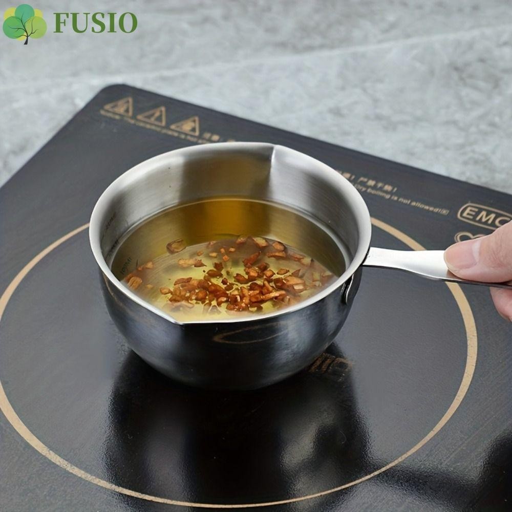 Fusiong หม้อละลาย, 304 สแตนเลสทนทานหม้อละลายเนย,เครื่องครัวอเนกประสงค์เงินรอบหม้ออุ่นช็อคโกแลตเตาแม่เหล็กไฟฟ้า
