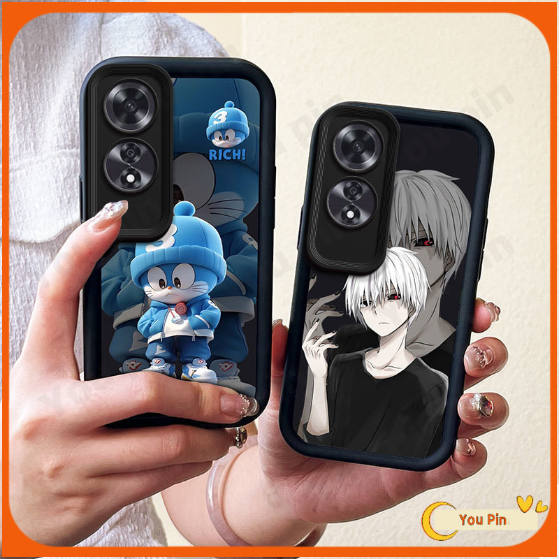 สําหรับoppo A18 A38 A60 A98 A78 A58 F23 Reno 8T 4G 5GกรณีA77 A77S A57 A96 A76 A95 A74 F11 Proกรณีปลอกการ์ตูนTPUเคสโทรศัพท์