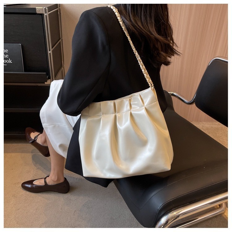 pink girl 123 - กระเป๋าหนัง pu สะใภ้ข้างสำหรับผู้หญิงใส่ของได้เยอะทรงน่ารักมาก EP45Q