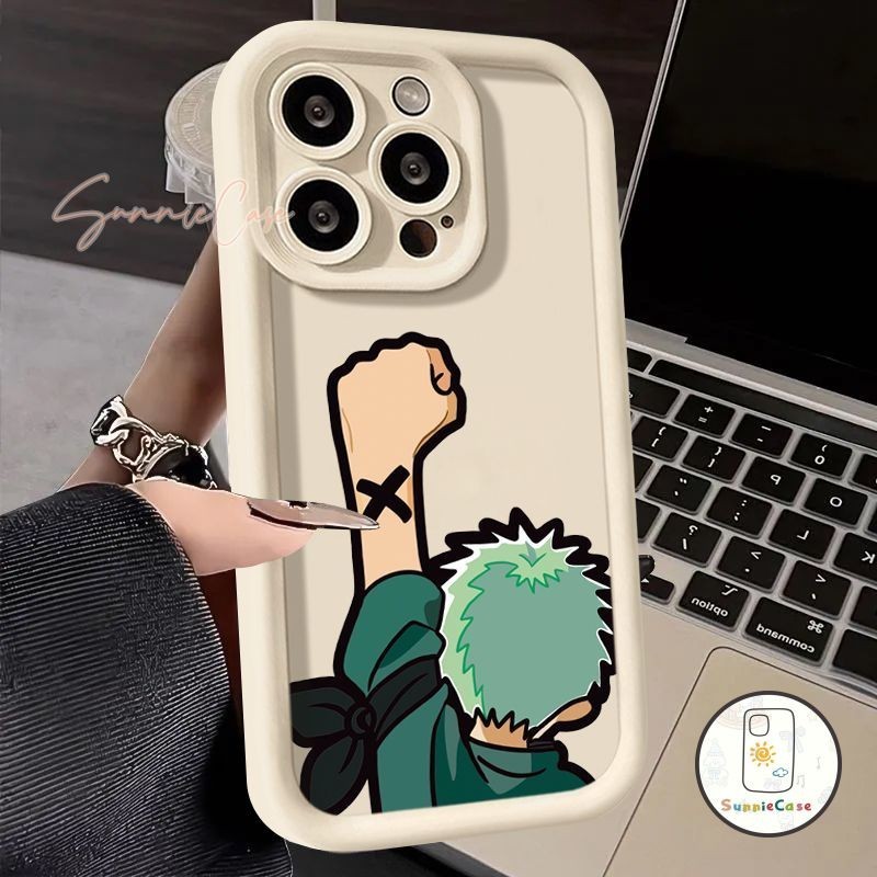 One Piece ตลกดีนะ การ์ตูนดูเดิล เคสไอโฟน iPhone 11 14 13 15 12 Pro Max เคส 7 6 8 6s Plus 7Plus XR XS X Max