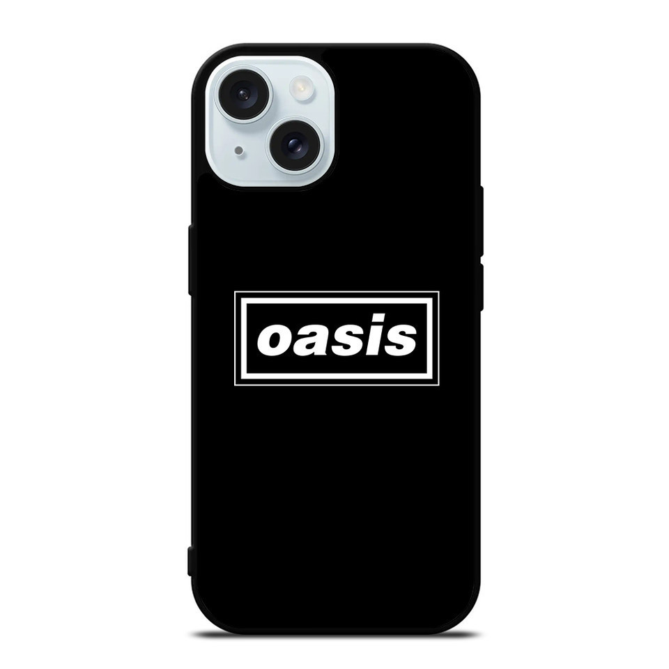 Oasis Logo Soft Silicone Phone Case Drop Sleeve สําหรับ IPhone XS 15 16 Pro MAX Plus