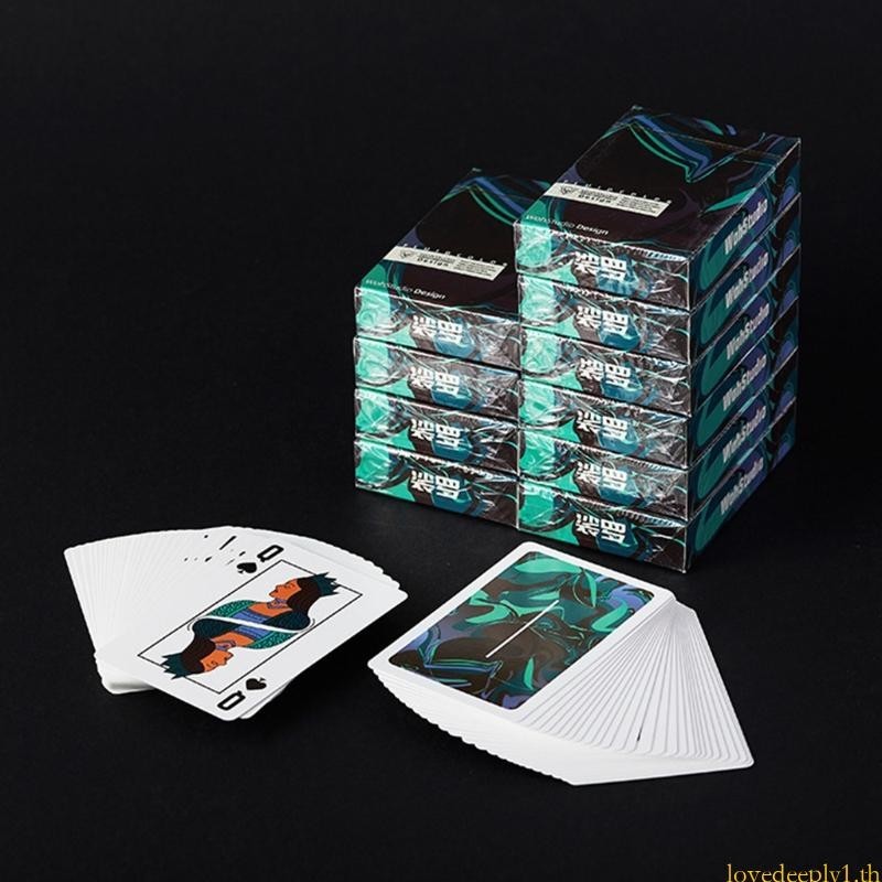 Love Entertainment บทบาทเล่นโป๊กเกอร์เกมกระดาษการ์ดสไตล์เรียบง่ายการ์ด Magical