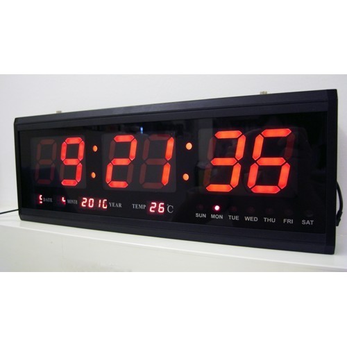 นาฬิกา LED นาฬิกาดิจิตอล HOTAI LED Calendar Wall Clock HT4819SM (แท้)