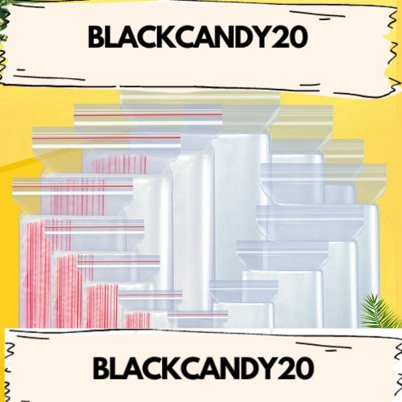 M8013 14x 20 ซม. 100 ชิ้น ถุงพลาสติกซิปล็อค / กระเป๋าใสแบบเคลื่อนย้ายได้